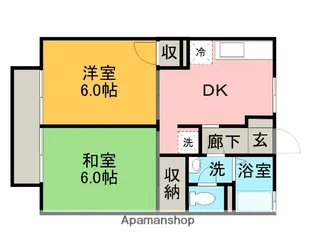 ラ・セジュールUG【1階】の間取り
