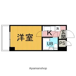 モナークマンション橋本弐番館【201号室】の間取り
