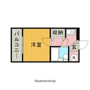 メゾンうちで相模原【1階】の間取り