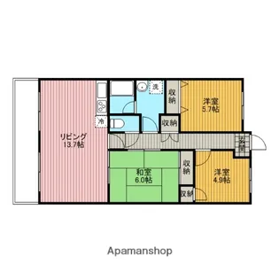 プリマベーラⅢ【1階】の間取り