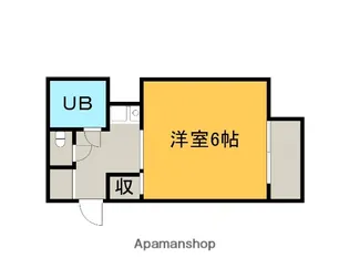 ロイヤルハイツ中川【202号室】の間取り