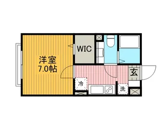 クレール四季彩の丘 弐番館【1階】の間取り