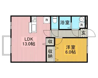 クレール四季彩の丘 七番館【1階】の間取り