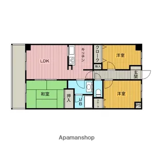 プライムコート【3階】の間取り