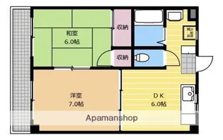 グランメゾンミューズ【202号室】の間取り