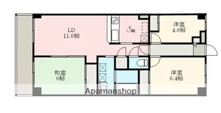 ベルデ相模大野【3階】の間取り