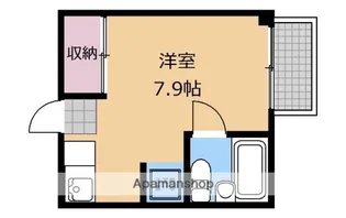 ビューハイツ【3F号室】の間取り