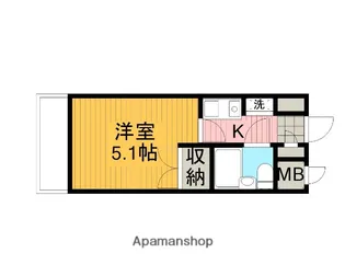 ジョイフル相模原【3階】の間取り