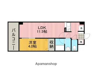 クオレス【106号室】の間取り