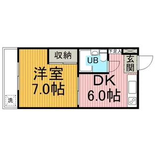 メゾン足立【3階】の間取り