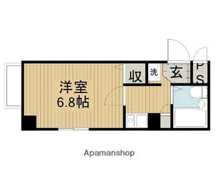 セレス南台【201号室】の間取り