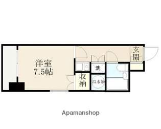 シングルハイツ相模大野【3階】の間取り