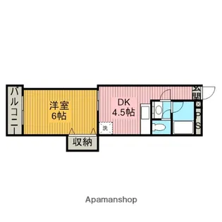 水島第6ビル【5階】の間取り