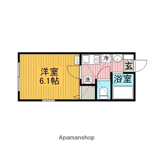 シャン・ドゥ・ブレ【1階】の間取り