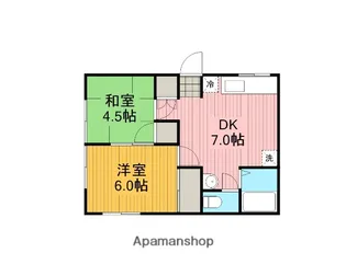 KANNON MAISON【101号室】の間取り