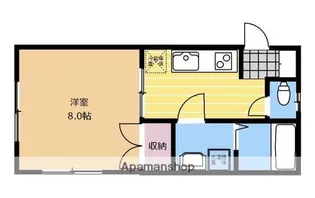 メゾン田代【101号室】の間取り
