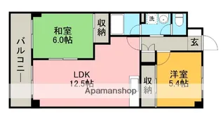 山上マンション【1階】の間取り