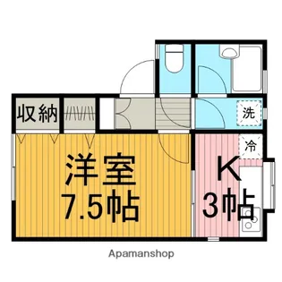 アドバンスハイム【1階】の間取り