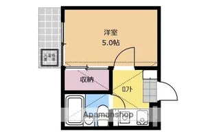 ベルメゾン相模原【102号室】の間取り