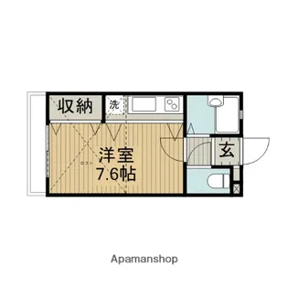 イーストウィング【2階】の間取り