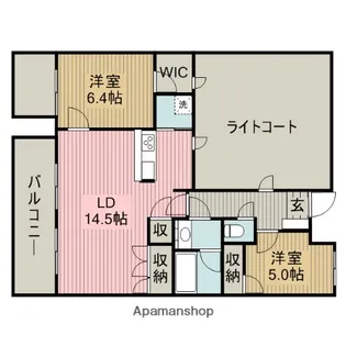 クリオ相模大野弐番館【11階】の間取り