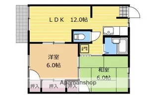 フォーブル橘【103号室】の間取り