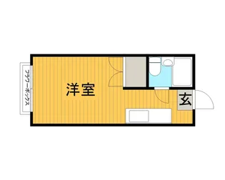 ハイツ南台【1階】の間取り