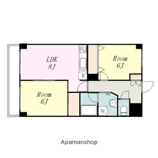 神奈川県相模原市南区上鶴間6丁目【マンション】の間取り