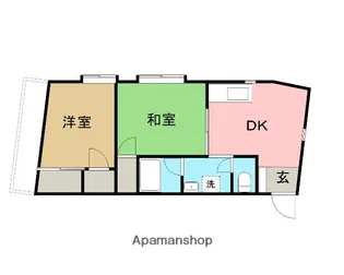 ハッピーハイツ相模台【3階】の間取り