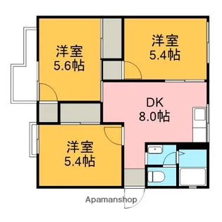 ハイツ吉川B【2階】の間取り