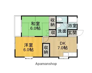 ドエルエイト【201号室】の間取り