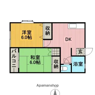 ドエルエイト【105号室】の間取り