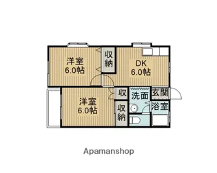 ドエルエイト【205号室】の間取り