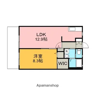 セレスコートC【1階】の間取り