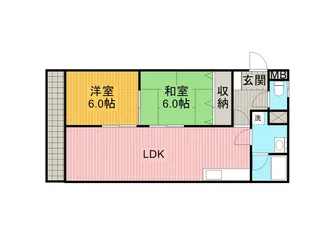 神奈川県大和市つきみ野1丁目【マンション】の間取り