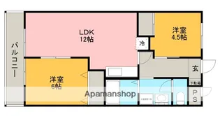 メゾン石橋【4階】の間取り
