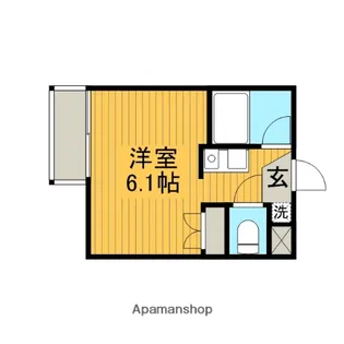 グリーンハーモニー【102号室】の間取り