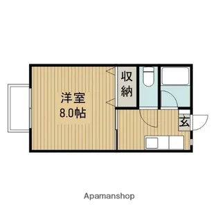 メゾンウエスト【1階】の間取り