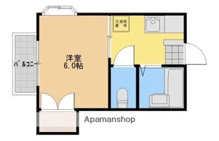 緑ヶ丘ハイツ【203号室】の間取り