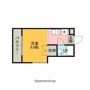 ジルバレー【3階】の間取り