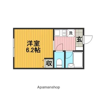 ハイツセイワ【1階】の間取り