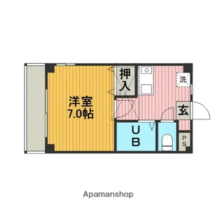エバーグレーズ【3階】の間取り
