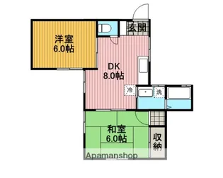 神奈川県相模原市南区文京1丁目【アパート】の間取り