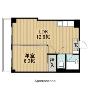 神奈川県相模原市南区西大沼1丁目【マンション】の間取り