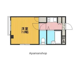 恭和コーポ南台【2階】の間取り