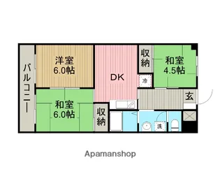 ファミール相模が丘【5階】の間取り
