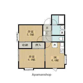 メゾンパーク【202号室】の間取り