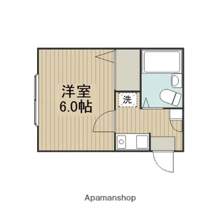 ホワイトハイツ【1階】の間取り