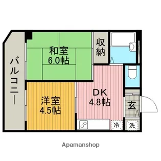 オークヒルズ相武台(分譲)【6階】の間取り