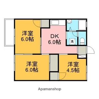 グリーンハイツ南橋本【2階】の間取り